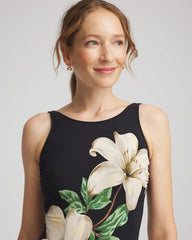 Chico's | Gottex Yuri Flower One Piece/ Black/Neutral