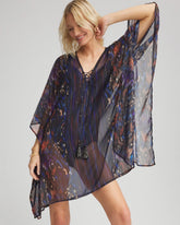 Chico's | Miraclesuit® Tapiz Caftan Cover-Up/ Black/Multi
