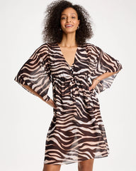 Chico's | Gottex Nambiti V-Neck Cover-Up/ Safari