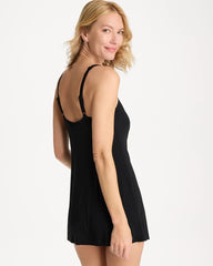 Chico's | Rock Solid Orla Swim Dress/ Black