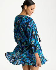 Chico's | Secret Garden Beach Dress/ Black/Multi