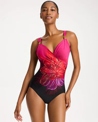 Chico's | Miraclesuit® Petali Rosa Pareo/ Black/Multi