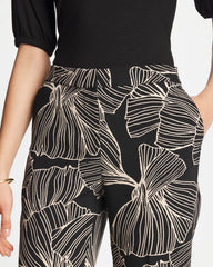 Chico's | Ginkgo Crepe Tapered Ankle Pants/ Black