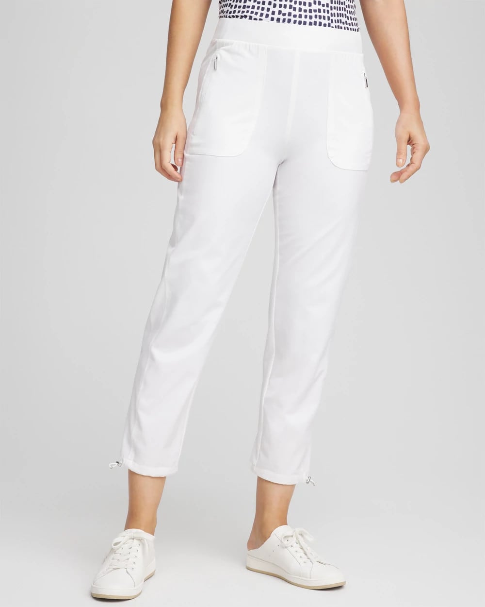 Chico's | Zenergy® UPF Bungee Neema Cropped Pants/ Alabaster