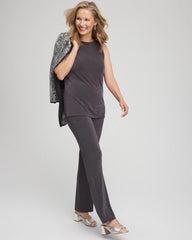 Chico's | Travelers™ Classic Side-Slit Tank/ Serene Gray