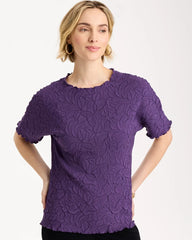 Chico's | Travelers™ Embossed Pullover Top/ Rich Amethyst