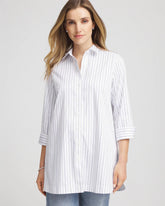 Chico's | No Iron™ Classic-Fit Tunic/ Blue Lotus