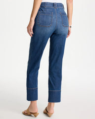 Chico's | Straight Utility Crop Jean/ Suki Indigo