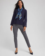 Chico's | Brigitte™ Chain Connection Slim Ankle Pants/ Passport Blue