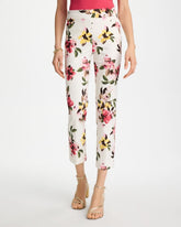Chico's | Brigitte™ Slim Mari Bloom Crop/ Hot Honeysuckle