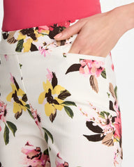 Chico's | Brigitte™ Slim Mari Bloom Crop/ Hot Honeysuckle