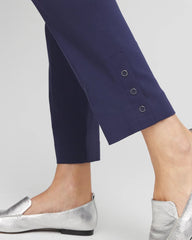 Chico's | Brigitte™ Pull-On Slim Rivet Ankle Pants/ Passport Blue
