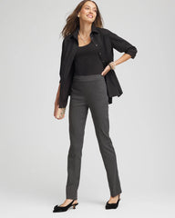 Chico's | Brigitte™ Slim Full-Length Pants/ Graphite Heather Gray
