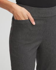 Chico's | Brigitte™ Slim Full-Length Pants/ Graphite Heather Gray