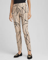 Chico's | Brigitte™ Golden Leaf Slim Ankle Pants/ Champagne Fizz