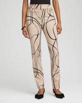 Chico's | Brigitte™ Golden Leaf Slim Full-Length Pants/ Champagne Fizz