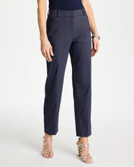 Chico's | Emme Fly Front Straight Ankle Pants/ Indigo