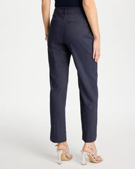 Chico's | Emme Fly Front Straight Ankle Pants/ Indigo