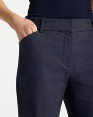 Chico's | Emme Fly Front Straight Ankle Pants/ Indigo