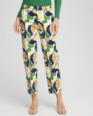Chico's | Emme Straight Mod Cropped Pants/ Alabaster