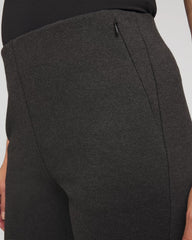 Chico's | Petite Juliet Wide Full-Length Ponte Pants/ Graphite Heather Gray