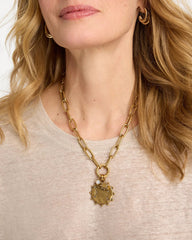 Chico's | Libra Zodiac Charm Pendant/ Mixed Metals