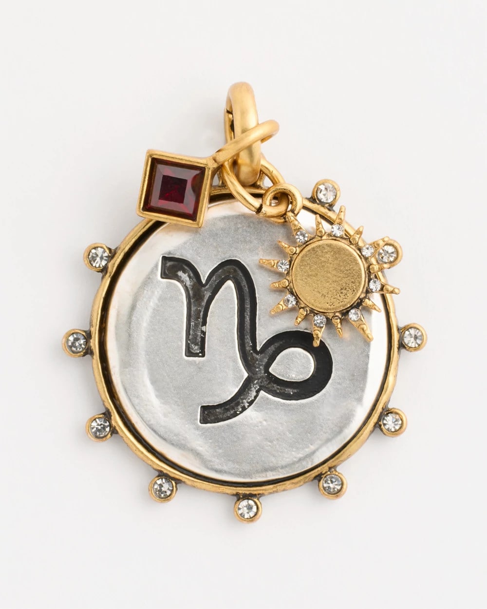 Chico's | Capricorn Zodiac Charm Pendant/ Mixed Metals