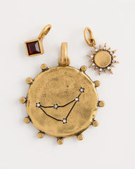 Chico's | Capricorn Zodiac Charm Pendant/ Mixed Metals