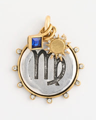 Chico's | Virgo Zodiac Charm Pendant/ Mixed Metals