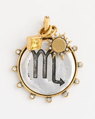 Chico's | Scorpio Zodiac Charm Pendant/ Mixed Metals