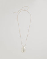 Chico's | Adjustable Silvertone Pendant Necklace/ Silver