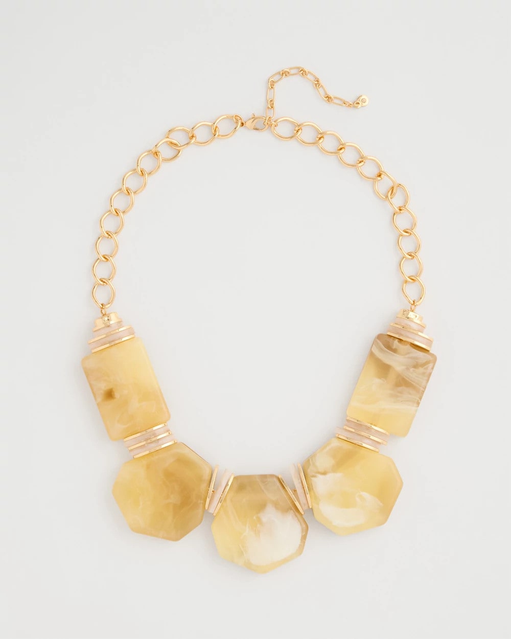 Chico's | Chico's Originals Neutral Stone Bib Necklace/ Neutral