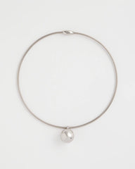 Chico's | Silver Bead Collar Necklace/ Silver