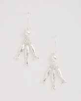 Chico's | Silvertone Fish Cluster Earrings/ Silver