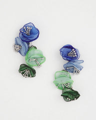 Chico's | Multi Floral Linear Earrings/ Multi