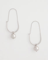 Chico's | Silver Bead Threader Earrings/ Silver