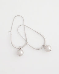 Chico's | Silver Bead Threader Earrings/ Silver