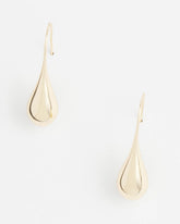 Chico's | No Droop™ Gold Tone Teardrop Threader Earrings/ Gold