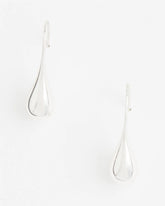 Chico's | No Droop™ Silver Tone Teardrop Threader Earrings/ Silver