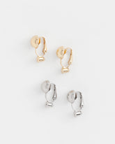 Chico's | Clip Earring Converters/ Mixed Metals