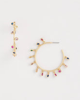 Chico's | Multi-Color Hoop Earrings/ Multi