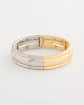 Chico's | Mixed Metal Hinge Cuff Bracelet/ Mixed Metals