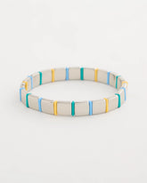 Chico's | Glam Teal Slice Stretch Bracelet/ Teal