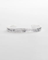 Chico's | Silvertone Flexible Cuff Bracelet/ Silver