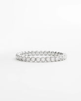 Chico's | Faux Tennis Stretch Bracelet/ Silver
