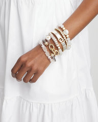 Chico's | Goldtone Stretch Tennis Bracelet/ Gold