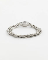 Chico's | Silvertone Multistrand Bracelet/ Silver