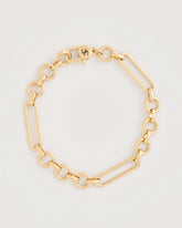 Chico's | Shiny Goldtone Novelty Charm Bracelet/ Gold