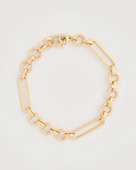 Chico's | Shiny Goldtone Novelty Charm Bracelet/ Gold