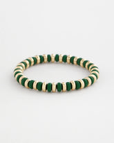 Chico's | Green Gold Slice Stretch Bracelet/ Green